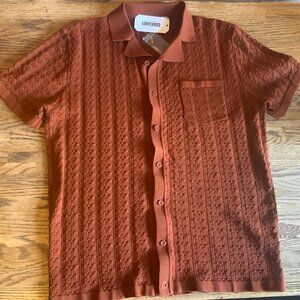 Men's Knit Button down Polo